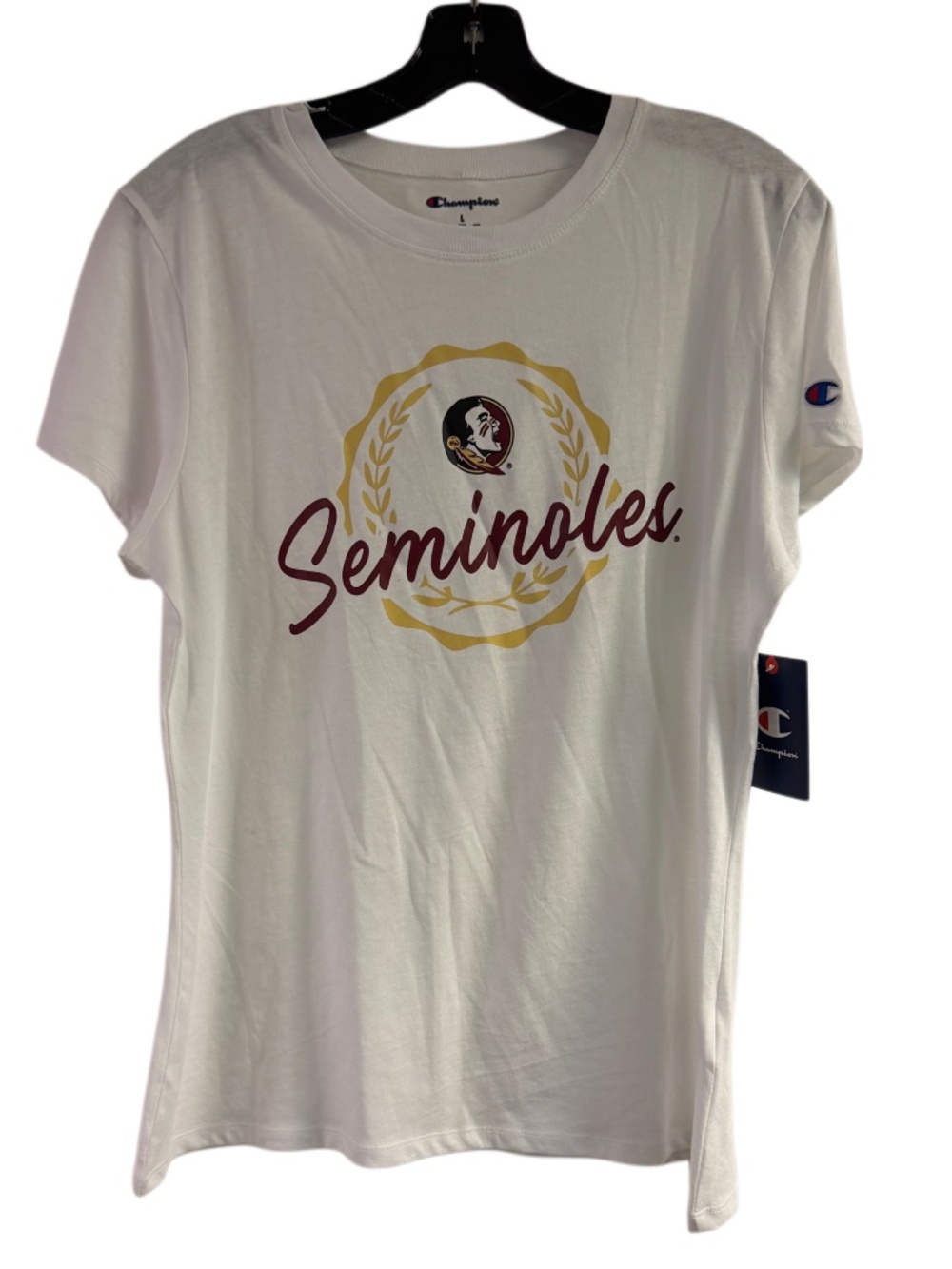 NWT Champion Florida Seminoles White T-Shirt Size L